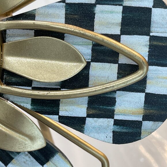 MacKenzie-Childs Blooming Desk / Mantle Clock-NEW - Picture 10 of 16